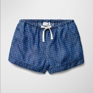 Aritzia Azure Skies Trope Shorts
